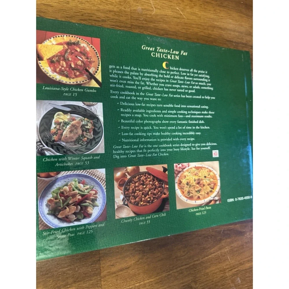 Great Taste-Low Fat Chicken Time-Life Books Editors Hardcover